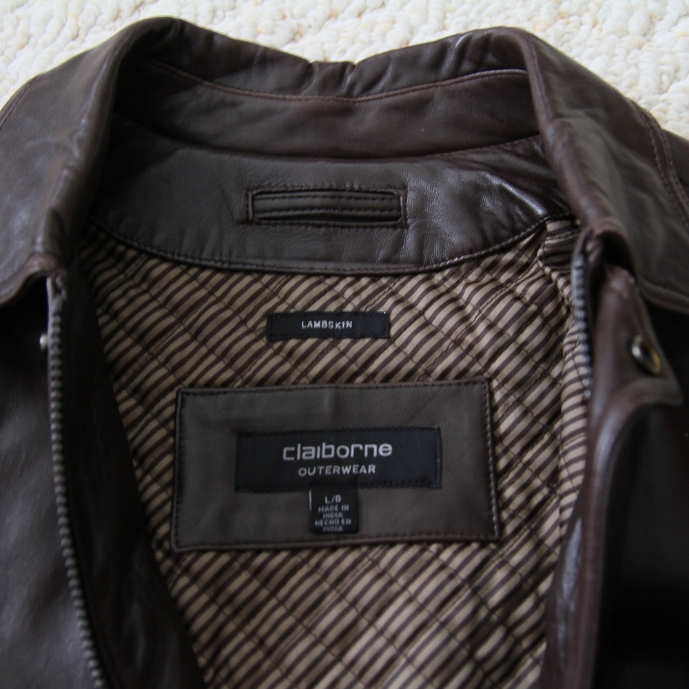 Claiborne Mens Lambskin Jacket
